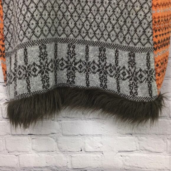 Forever 21 Boutique Women's Penny Lane Faux Fur Knit Sleeveless Open Vest Size L - Picture 6 of 10